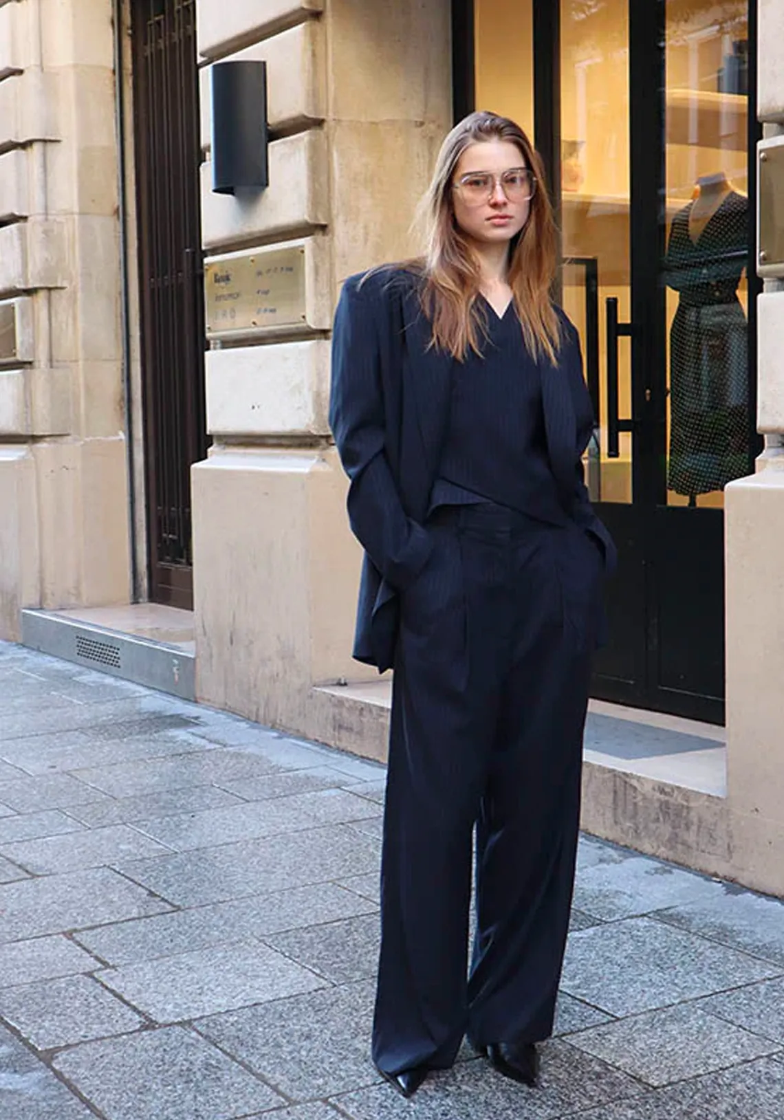 AGNES BLAZER NAVY