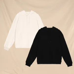 Black and Oatmeal | Goldilocks™ Men’s Lounge Hoodie 2 Pack From Shinesty