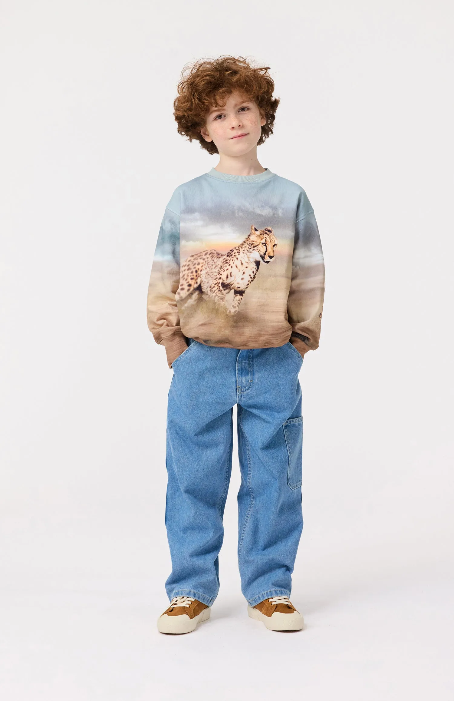 Boys Sweater - Leopard Print