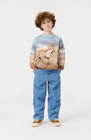 Boys Sweater - Leopard Print