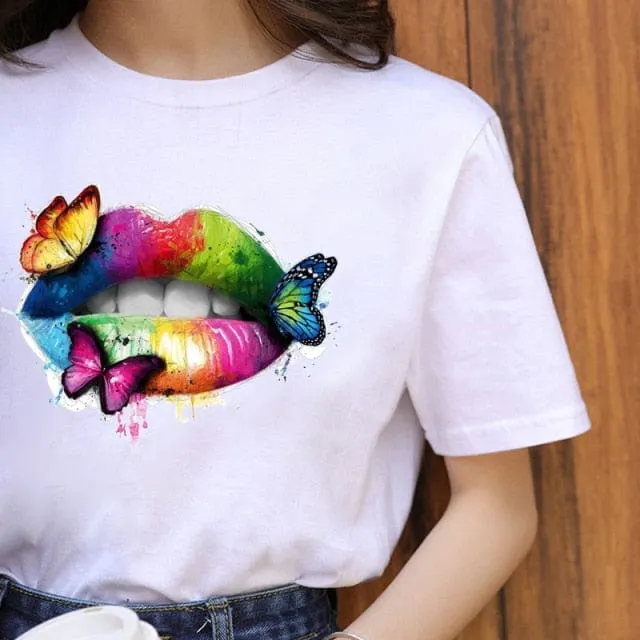 Cute Casual Printed Women's T-Shirts 40  Variations