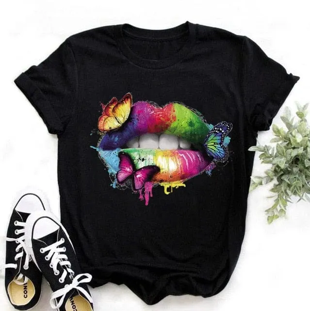 Cute Casual Printed Women's T-Shirts 40  Variations