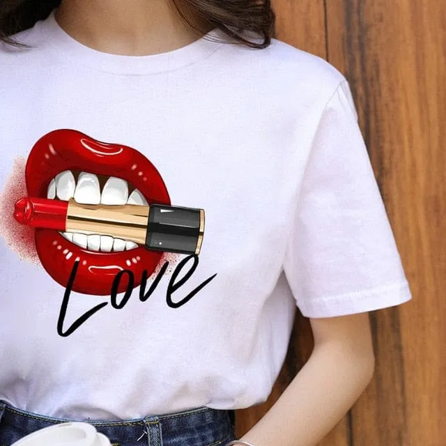 Cute Casual Printed Women's T-Shirts 40  Variations