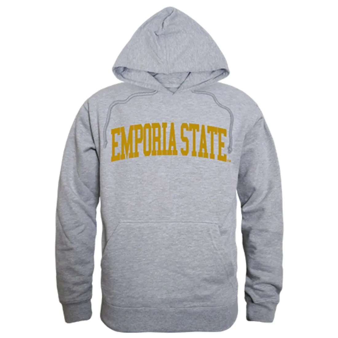 Emporia State University Game Day Hoodie Sweatshirt Heather Grey