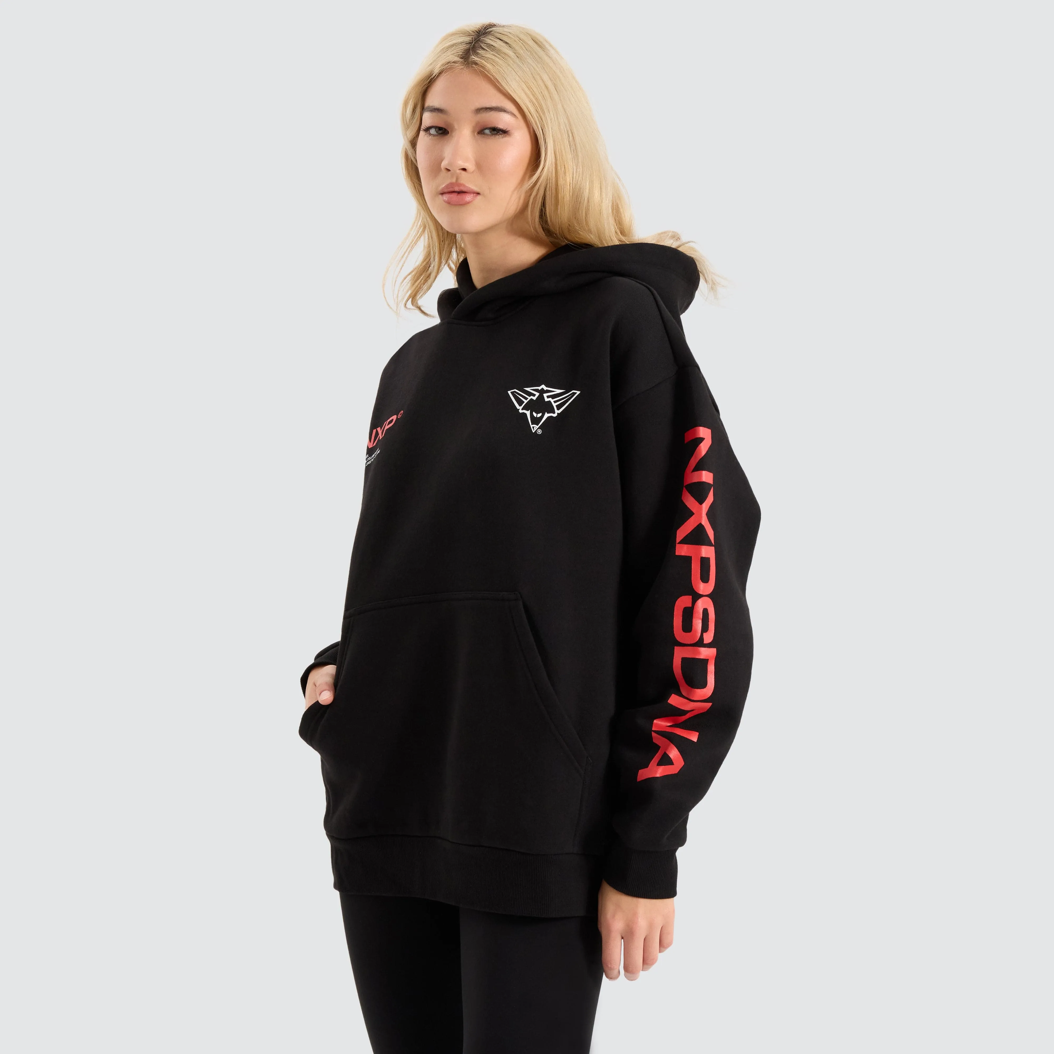 Essendon Bombers AFL Relaxed Hoodie Jet Black