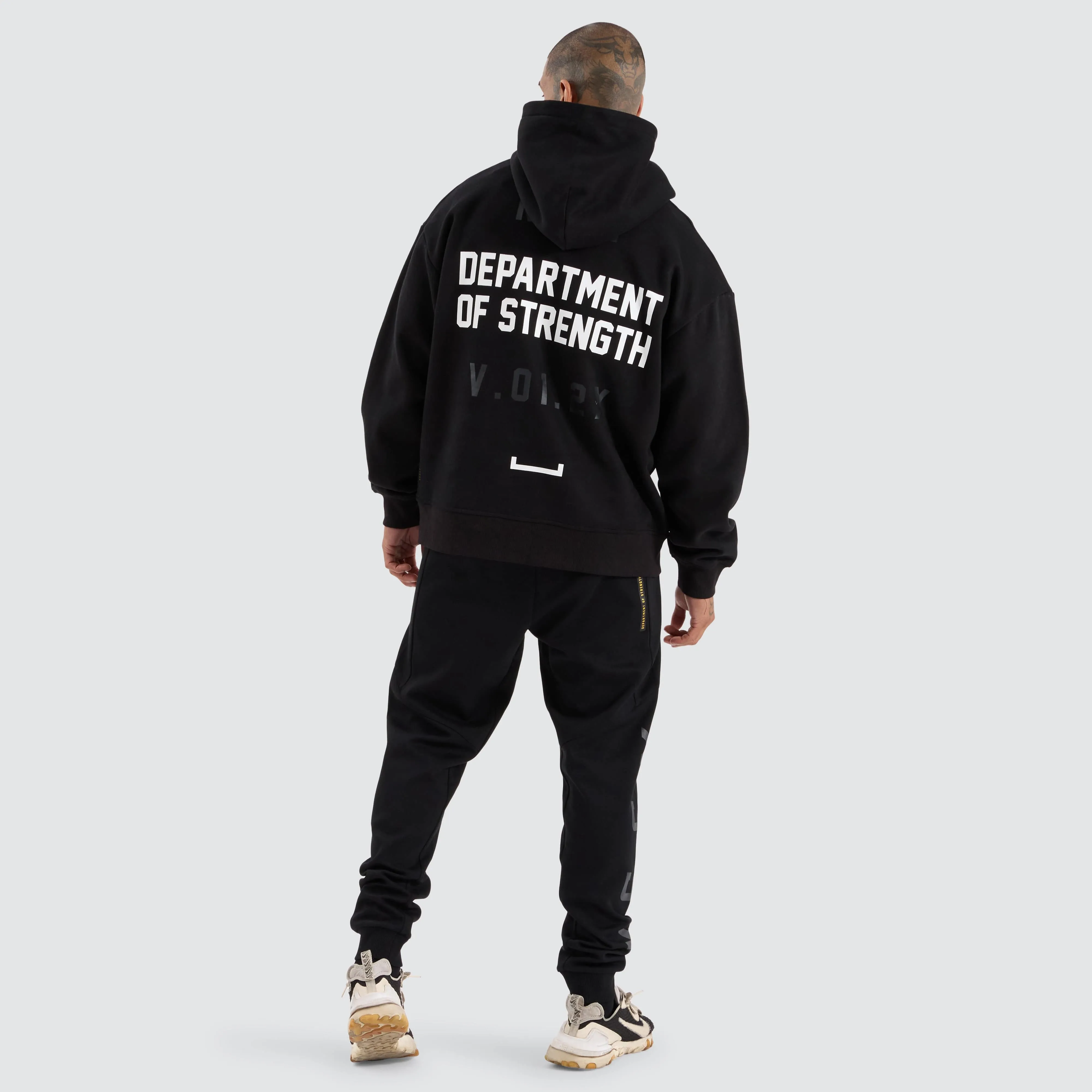 Force Relaxed Hoodie Jet Black