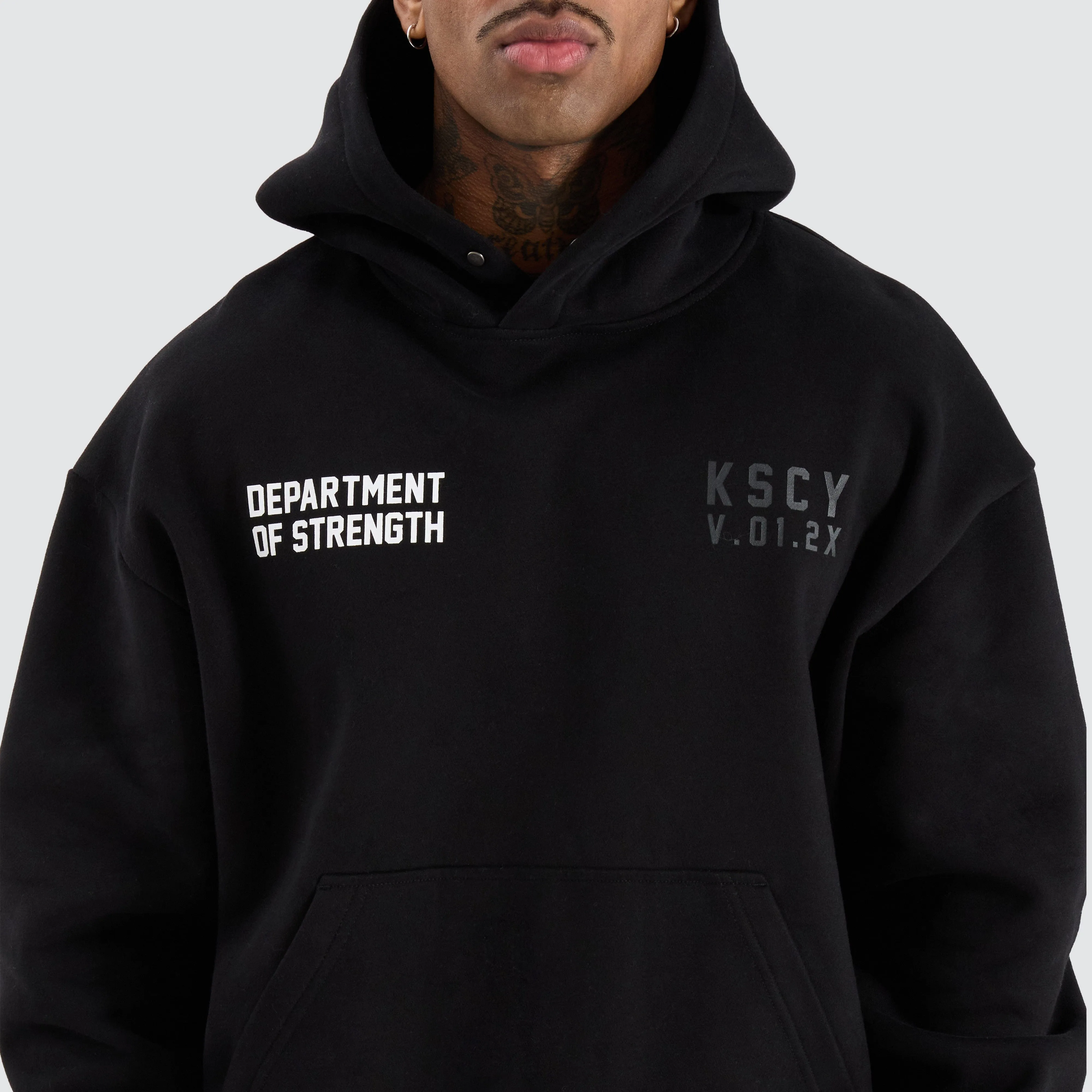 Force Relaxed Hoodie Jet Black