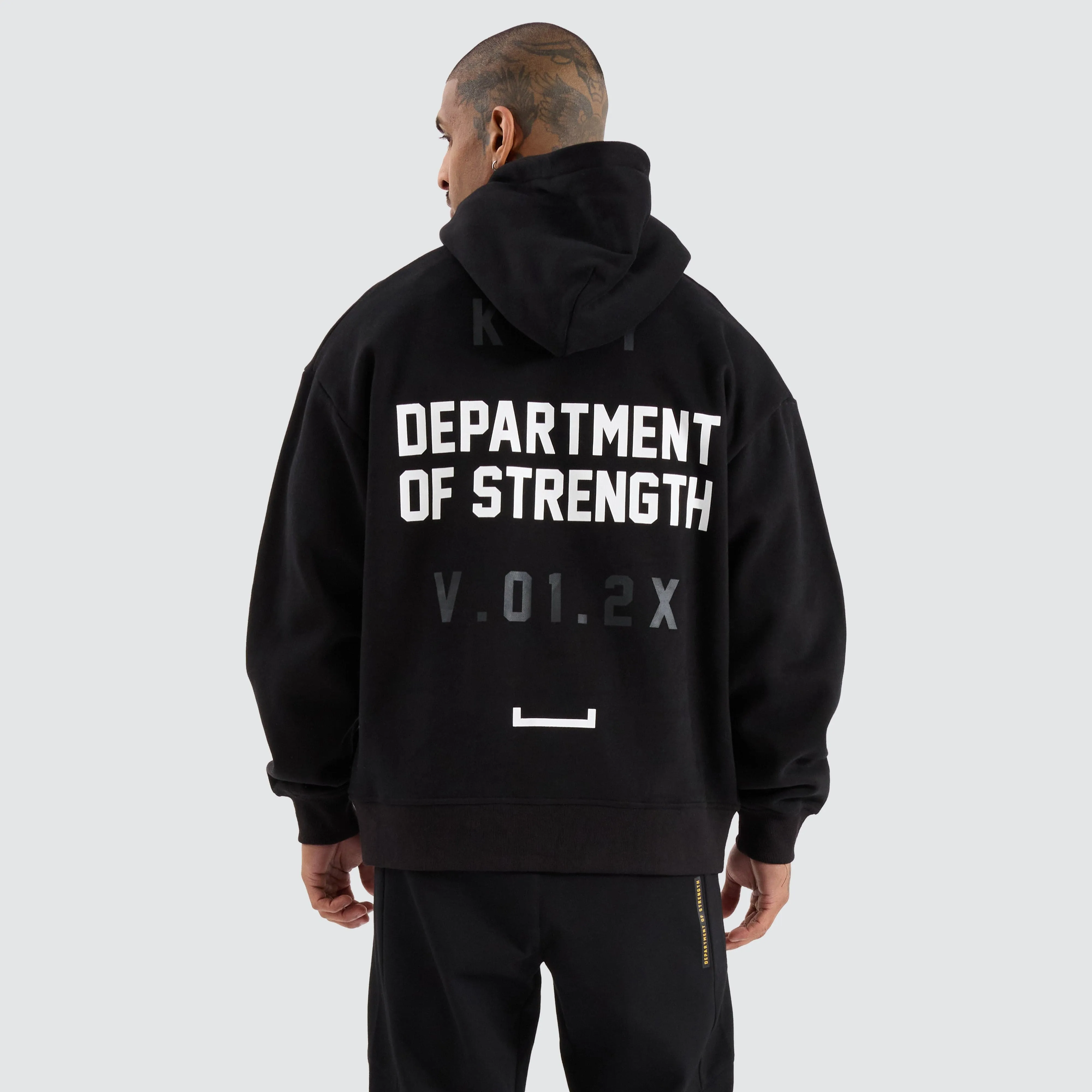 Force Relaxed Hoodie Jet Black