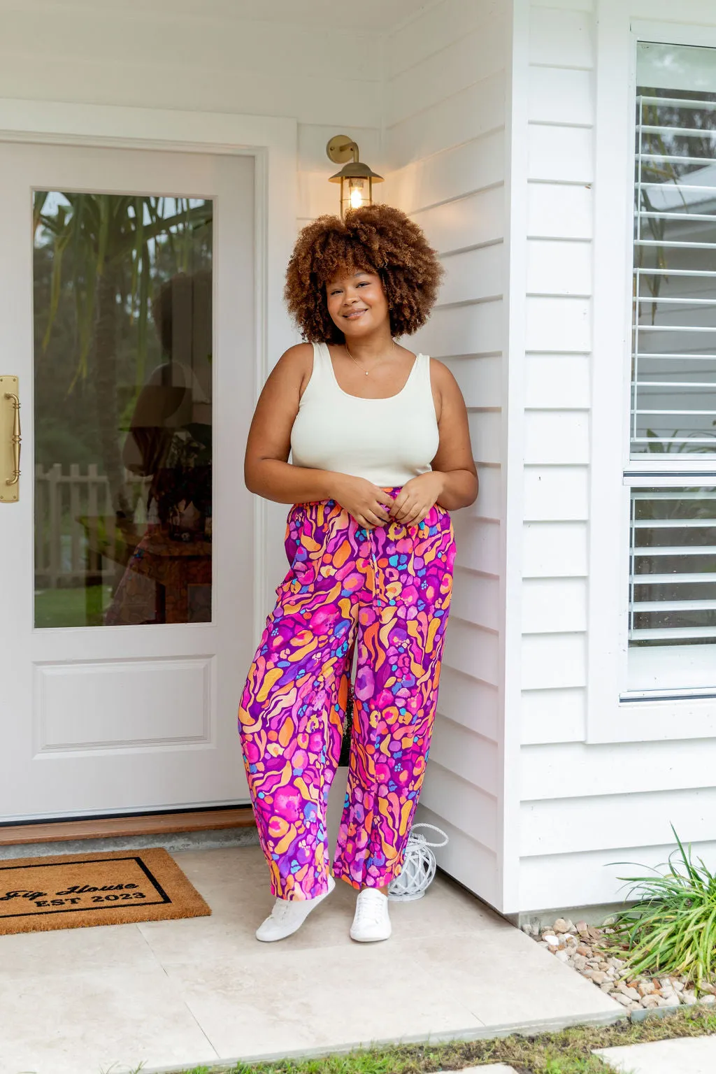 Gina Pants in Ruby by Kasey Rainbow