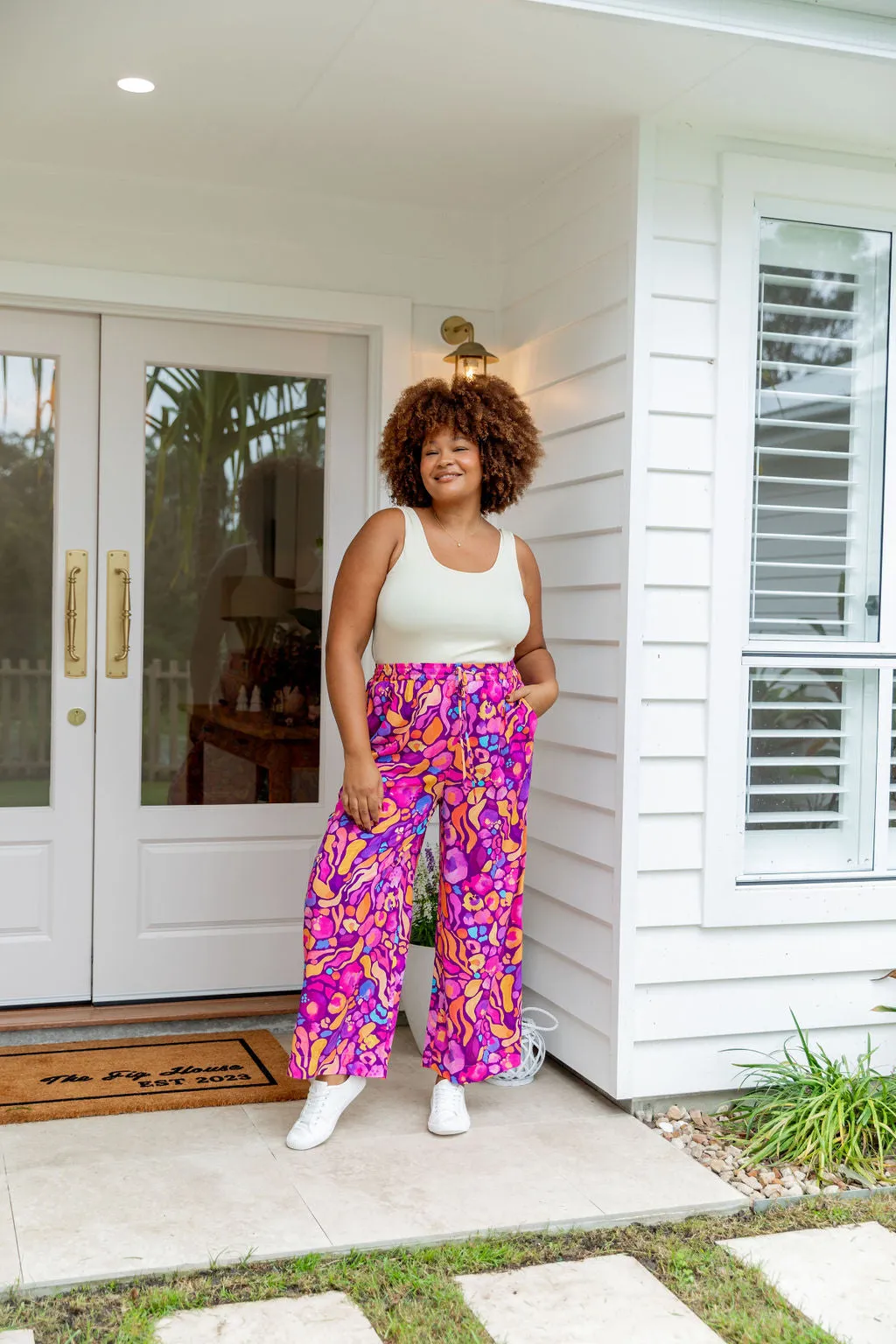 Gina Pants in Ruby by Kasey Rainbow