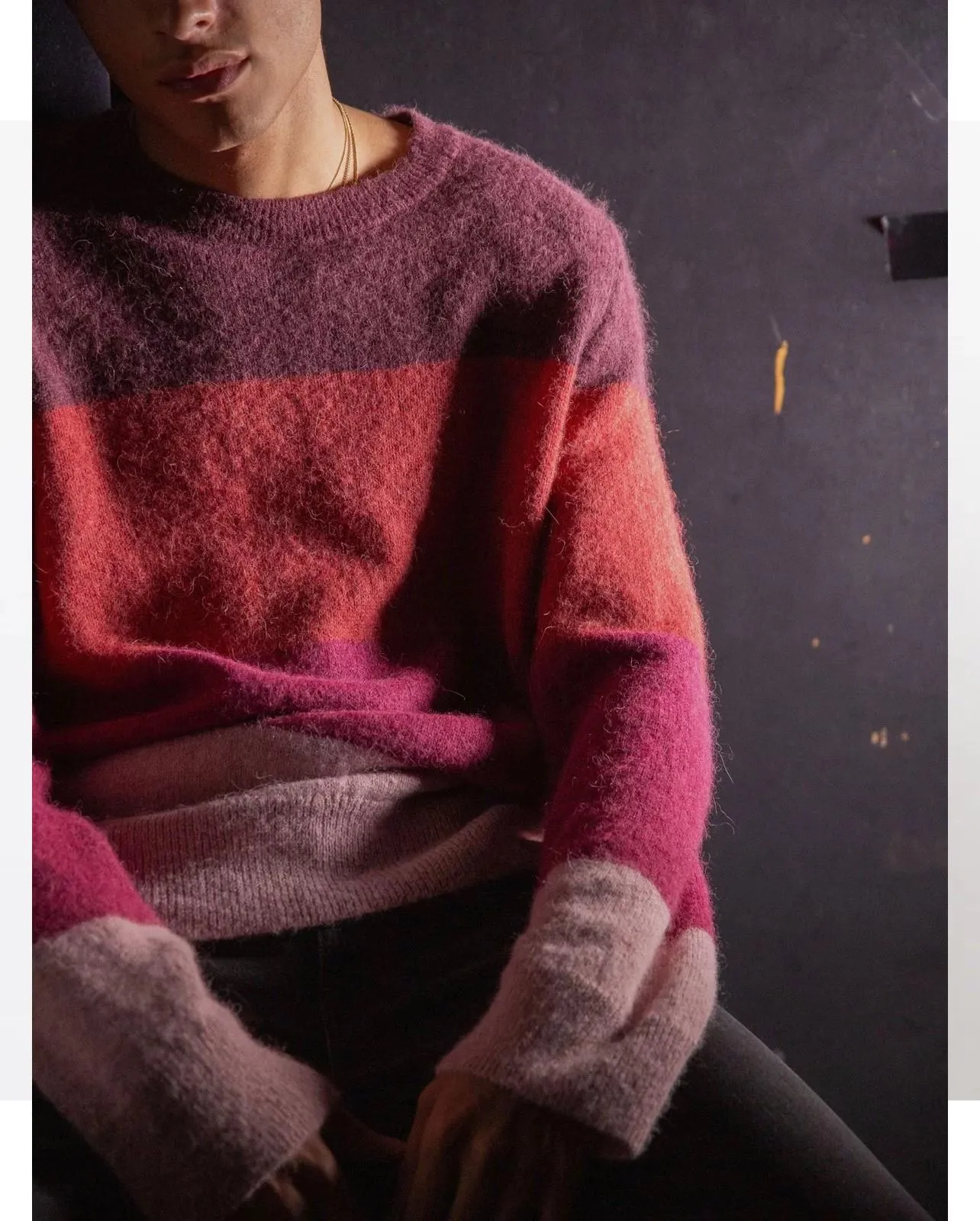 Hampus Sweater (Tonal Stripe)
