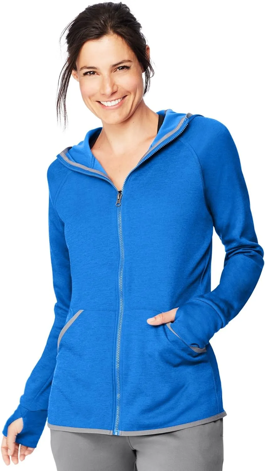 Hanes Sport Women's Performance Fleece Full Zip Hoodie