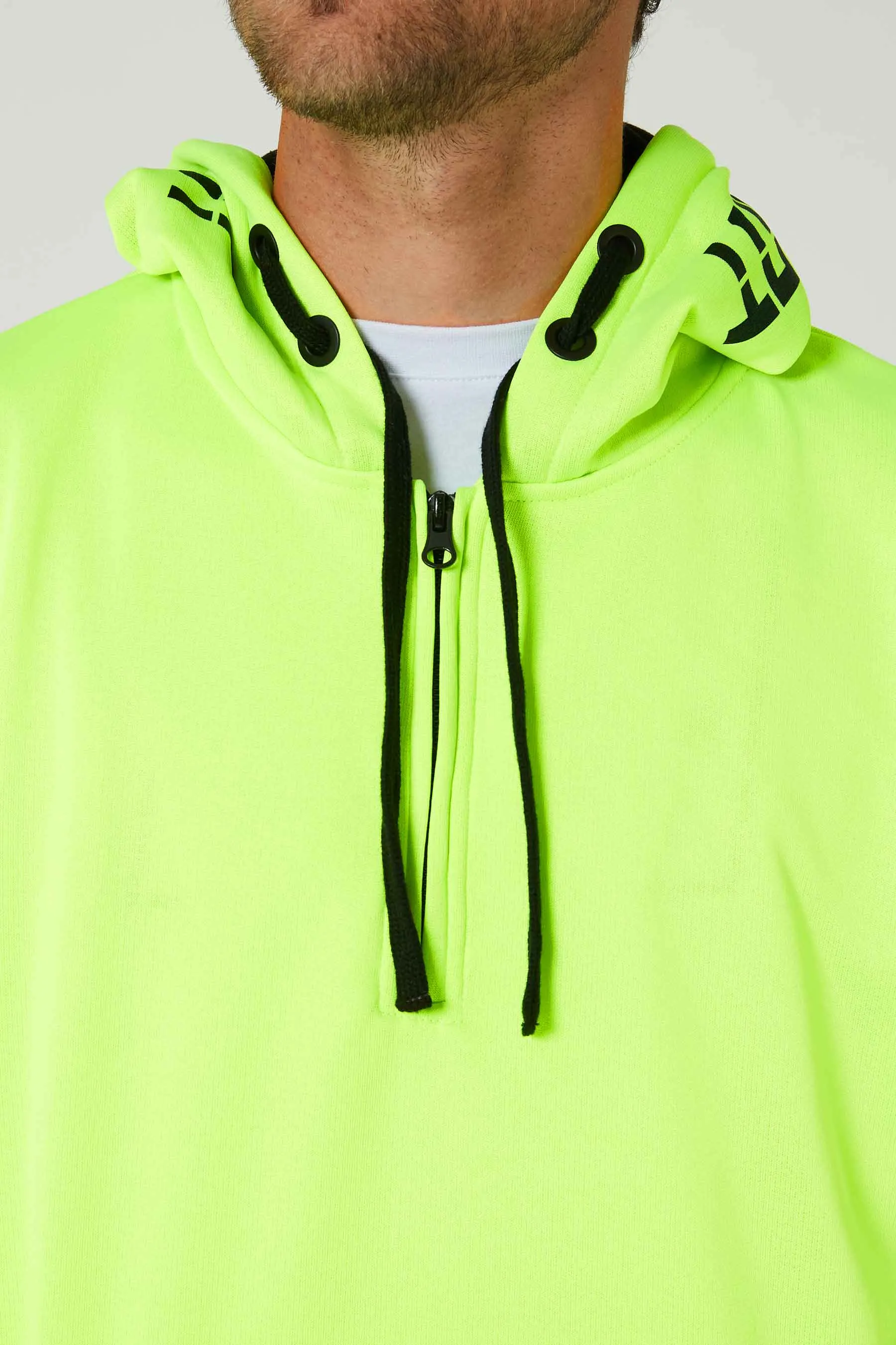 JP Sparked Mens Pullover Hoodie - Hi Vis Yellow