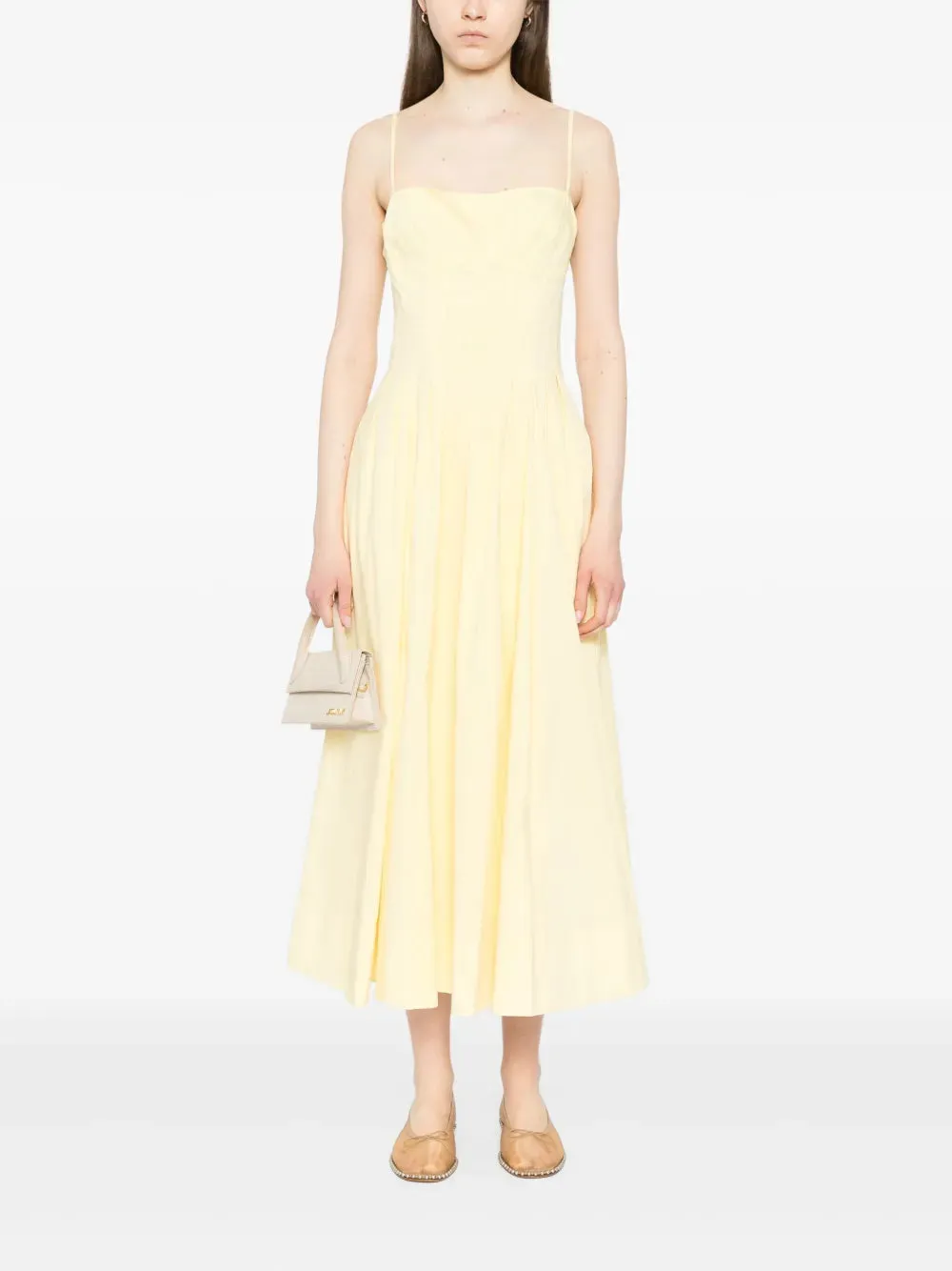 Kittiya Midi Dress in Buttercream