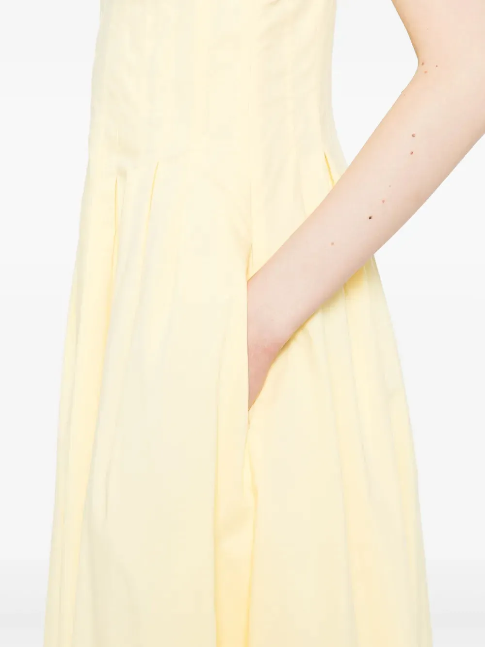 Kittiya Midi Dress in Buttercream