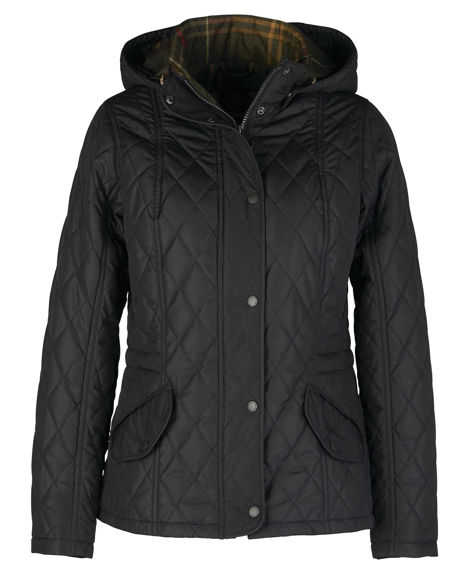 LADIES BARBOUR MILLFIRE QUILTED JACKET - BLACK