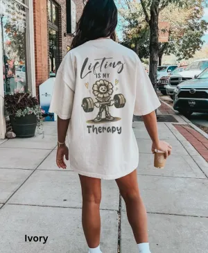 Lifting Is My Therapy shirt, Pump Cover T Shirt, Lifting