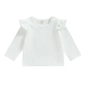 Long Sleeve Ruffled Toddler Top