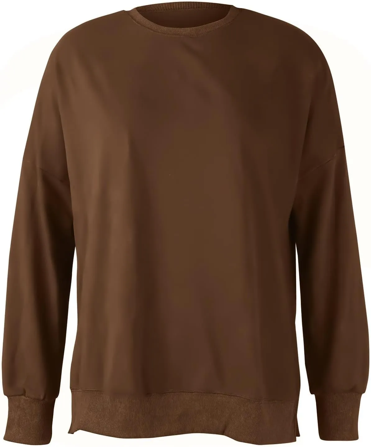 Oversized Sweatshirt for Women Casual Loose Cozy Sweater Long Sleeve Crewneck Lightweight Pullover 2024 Fall Clothes