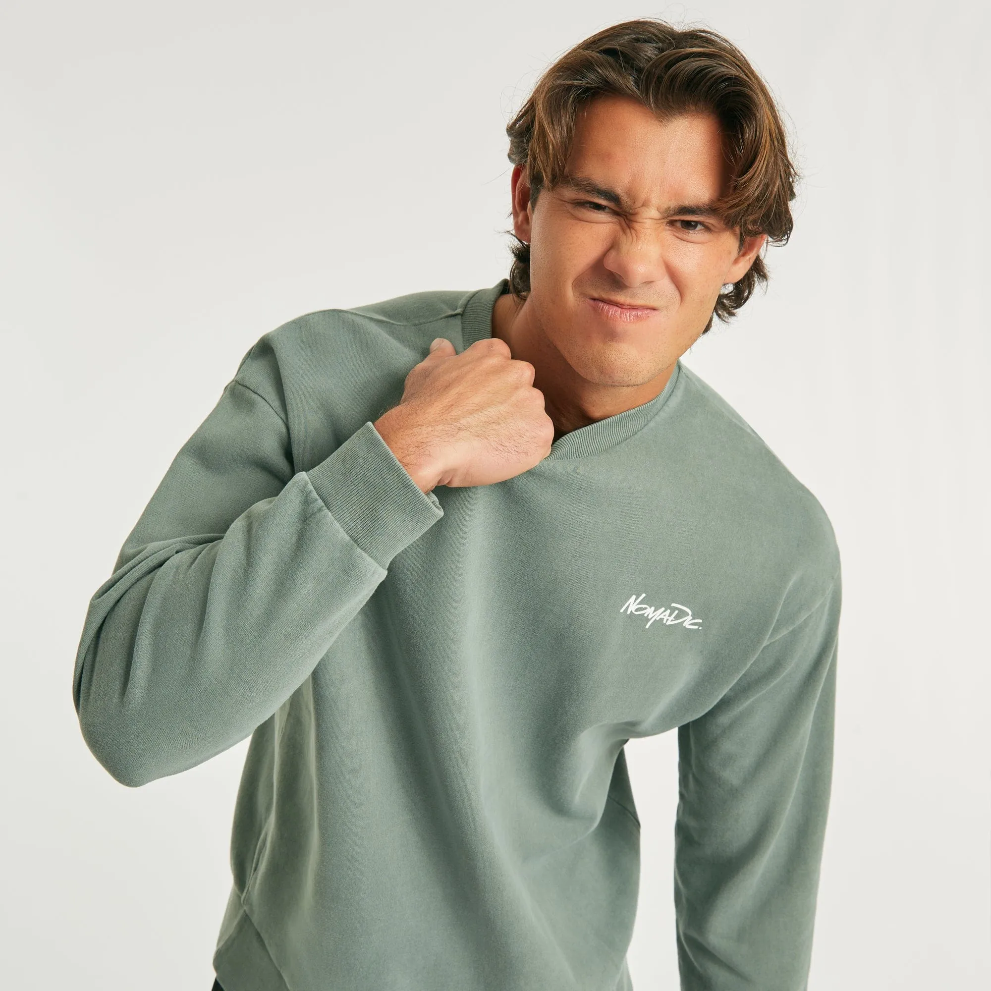 Passenger Relaxed Jumper Pigment Sea