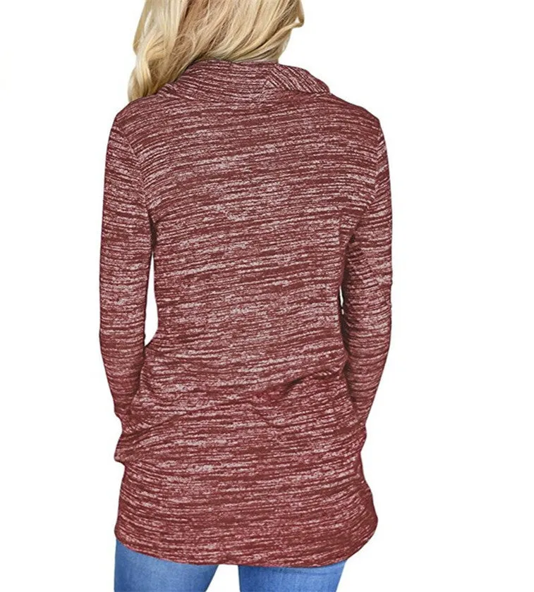 Pocket Drawstring Slim Long Hoodie