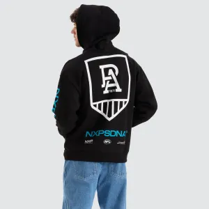 Port Adelaide Power AFL Relaxed Hoodie Jet Black