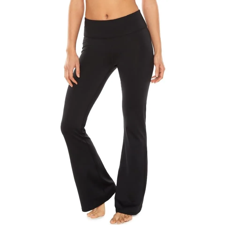 REGULAR YOGA PANTS pink floral