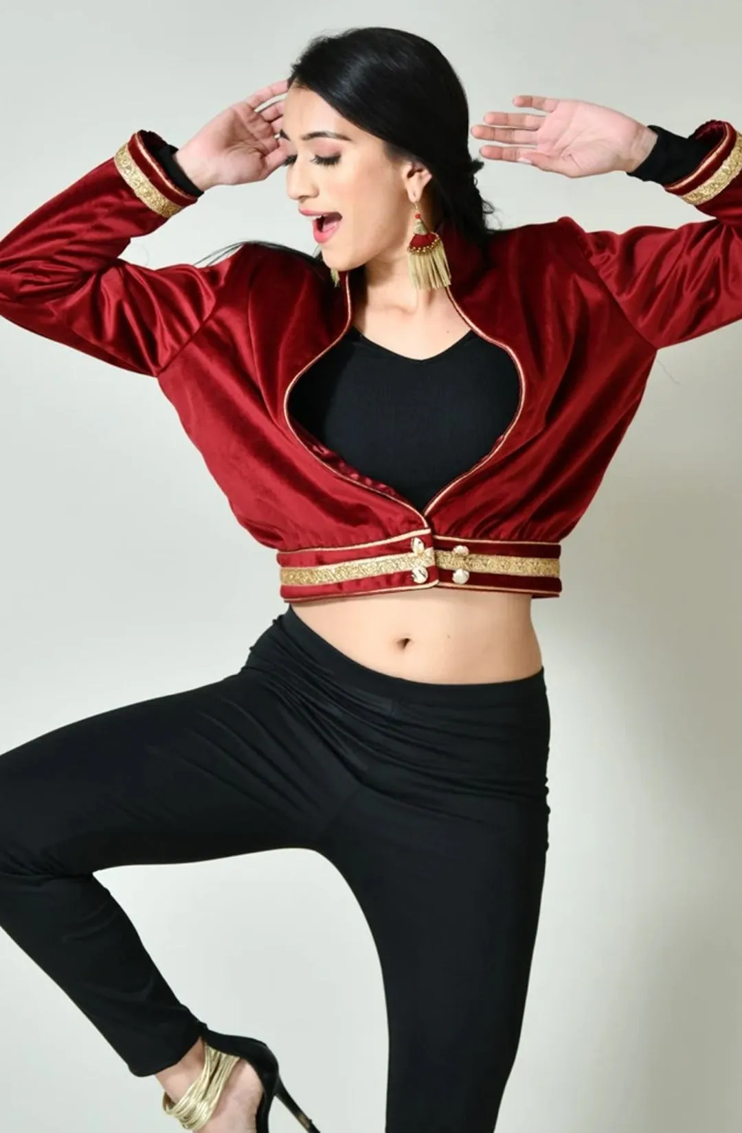 Ruby Chic Bomber Jacket