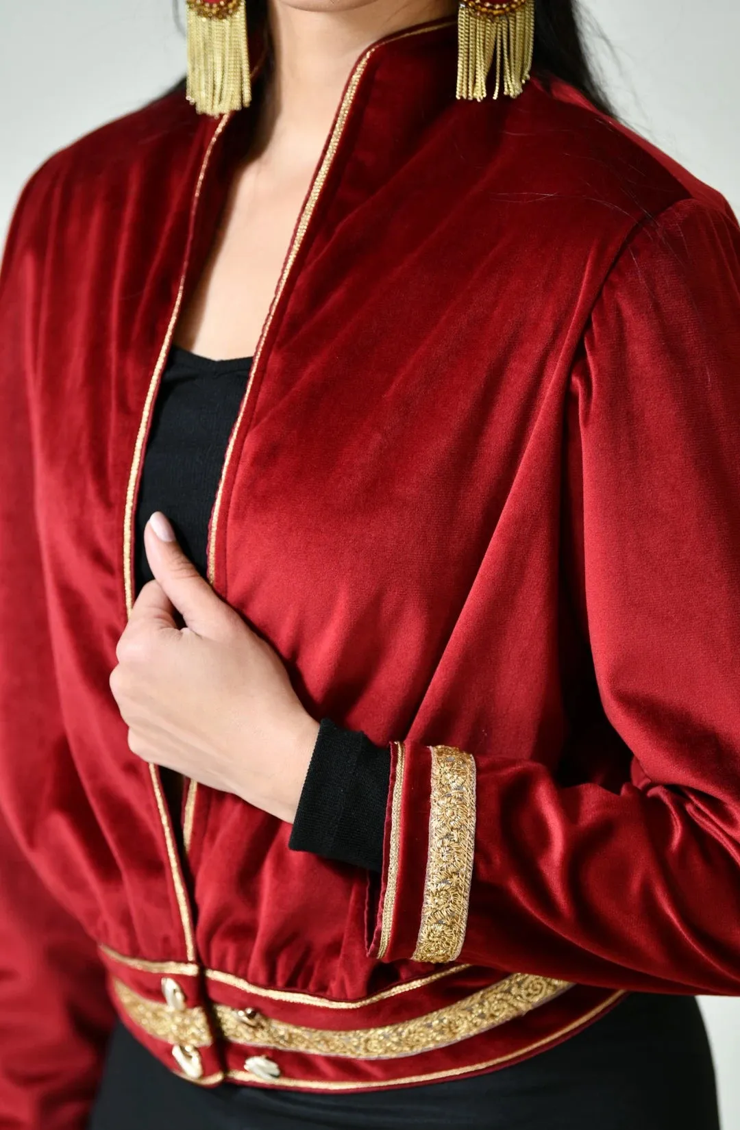 Ruby Chic Bomber Jacket