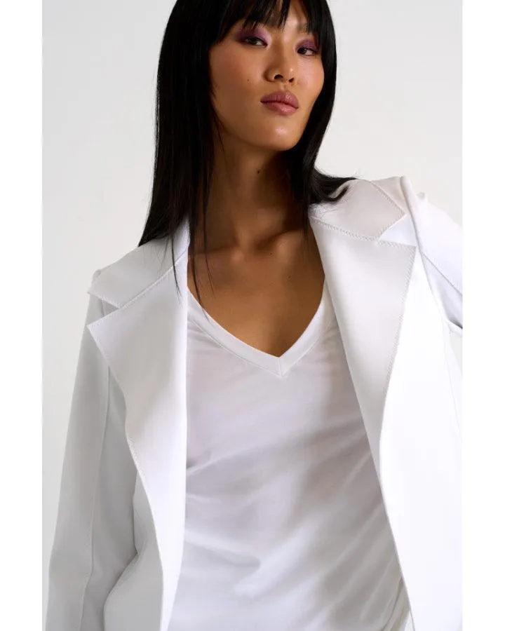 Shan Sofia Fitted Open Front Blazer