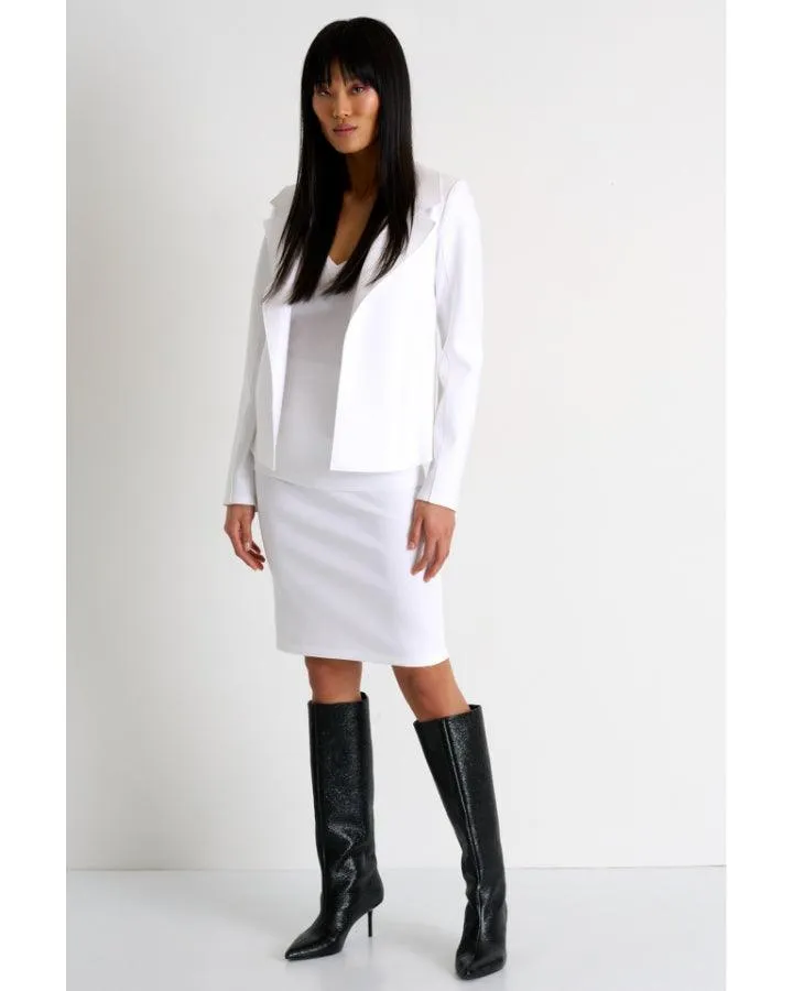 Shan Sofia Fitted Open Front Blazer