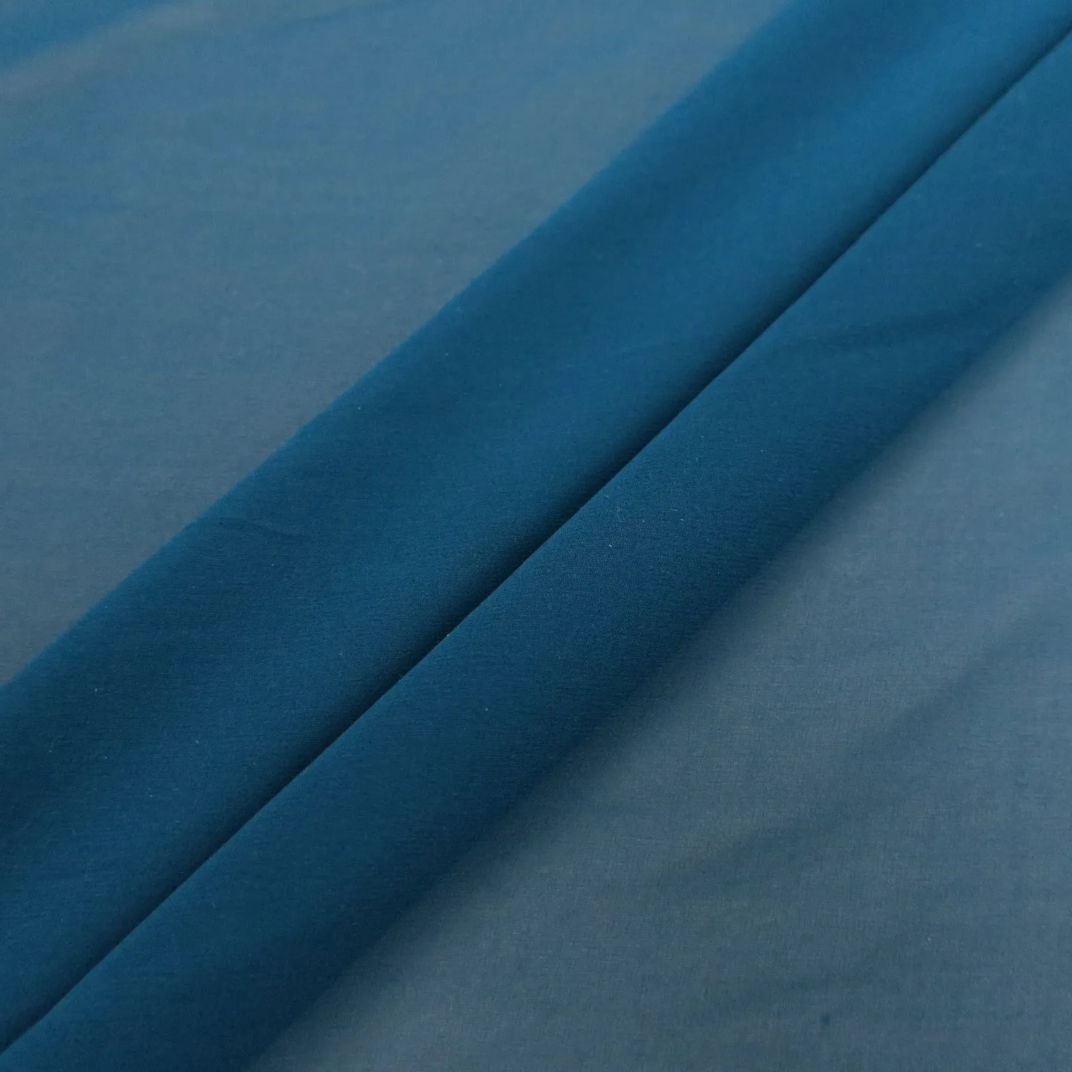 Silk Georgette Chiffon Fabric 54" Teal Solid 10mm 100% Silk