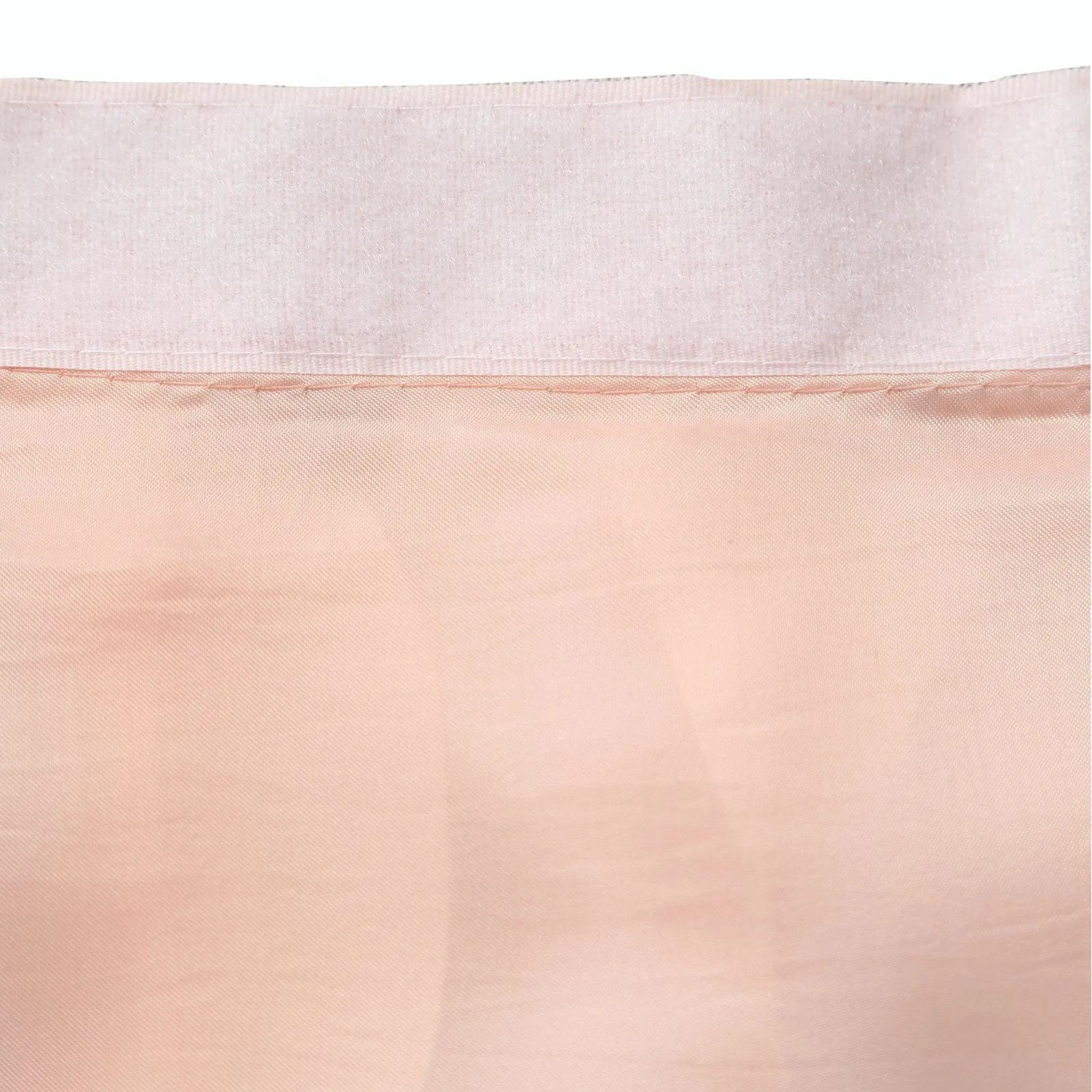 Taffeta Table Skirt 17ft Blush - Curly Willow Table Cover
