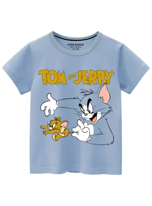 Tom - Jerry Kids Printed T-Shirts