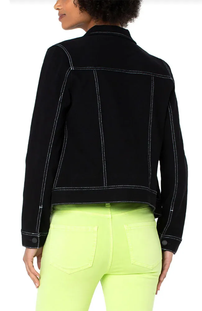 Utility Jacket Contrast Stitch