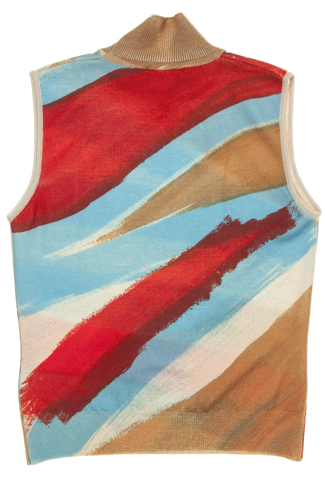 Versace - Multi Color Sleeveless Sweater - IT 40