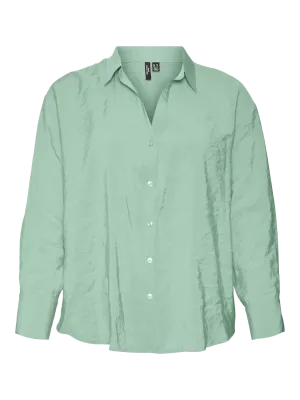 VMQUEENY LS OVERSIZE SHIRT WVN GA CUR