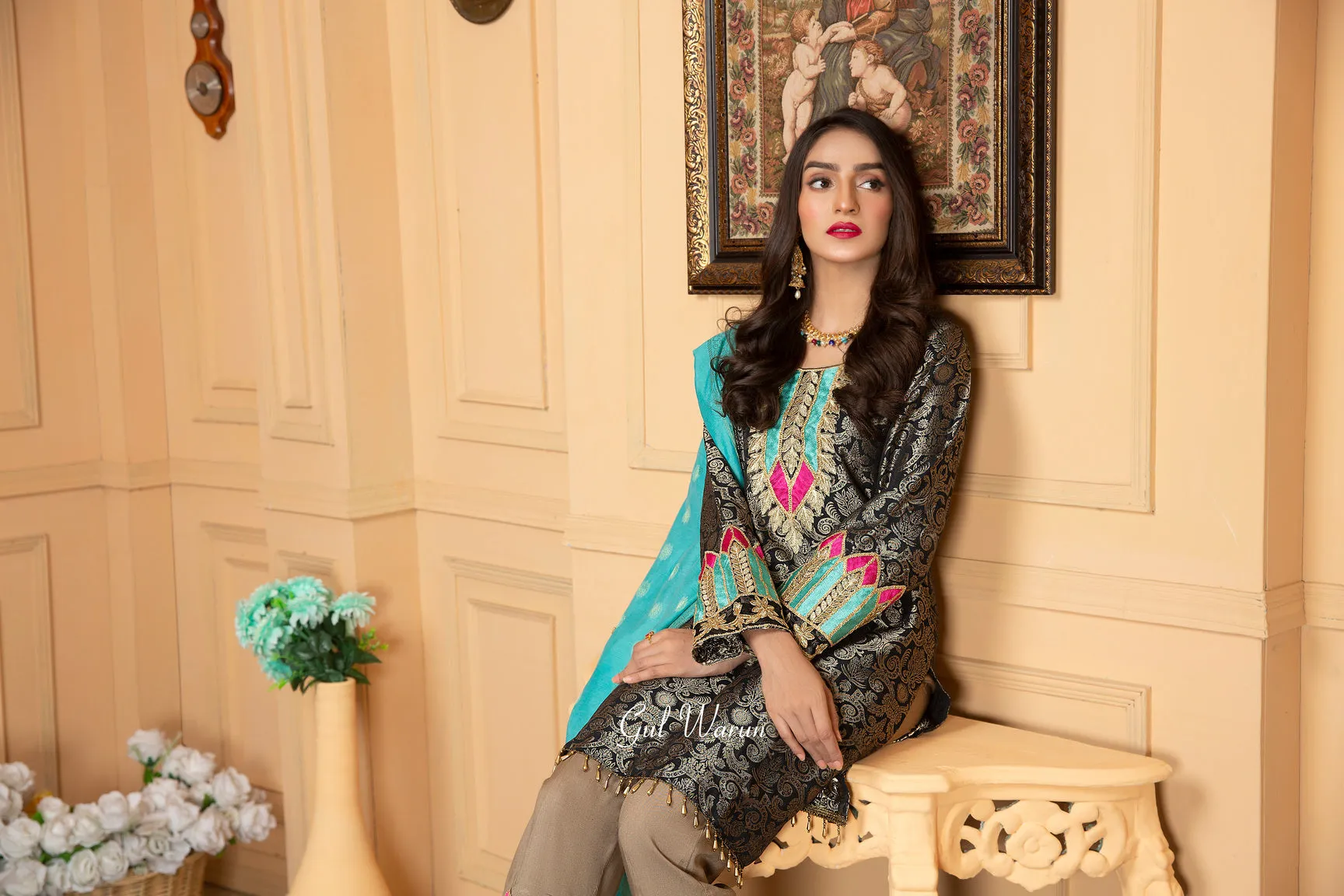 Winter Ready to Wear Embroidered Collection by Gulwarun 08